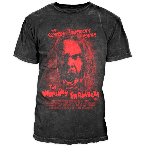 Whiskey Shambles - 2014 Mens Horror T-Shirt (charcoal)